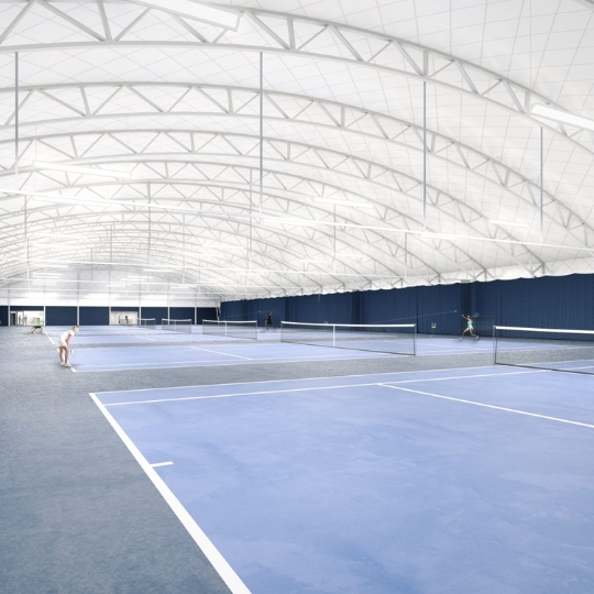 Oriam indoor tennis centre - facilities - Oriam