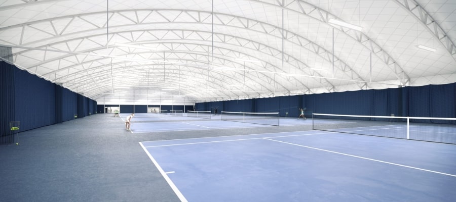 indoor tennis centre - Oriam - Edinburgh
