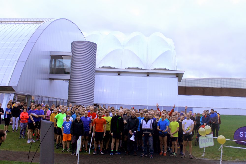 First Oriam Parkrun led by Oriam Executive Director, Ross Campbell
