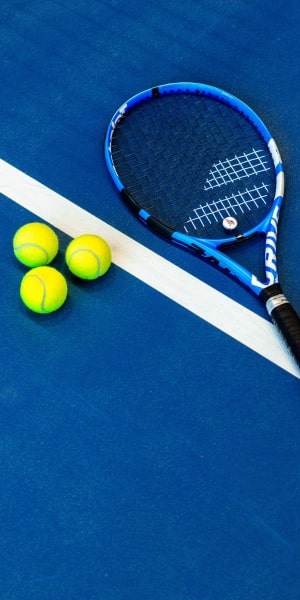 Tennis Racquet and Balls