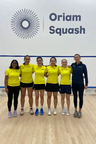 The Women’s Squash 1st Team also had an outstanding season, finishing equal 1st in BUCS Scottish Tier 1 and earning a spot in the National Championship for the first time.